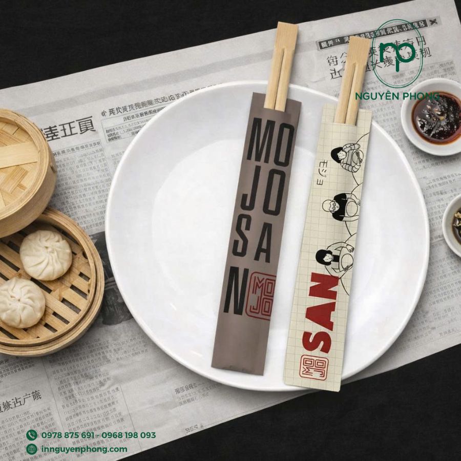 Mẫu bao đũa cho nhà hàng 